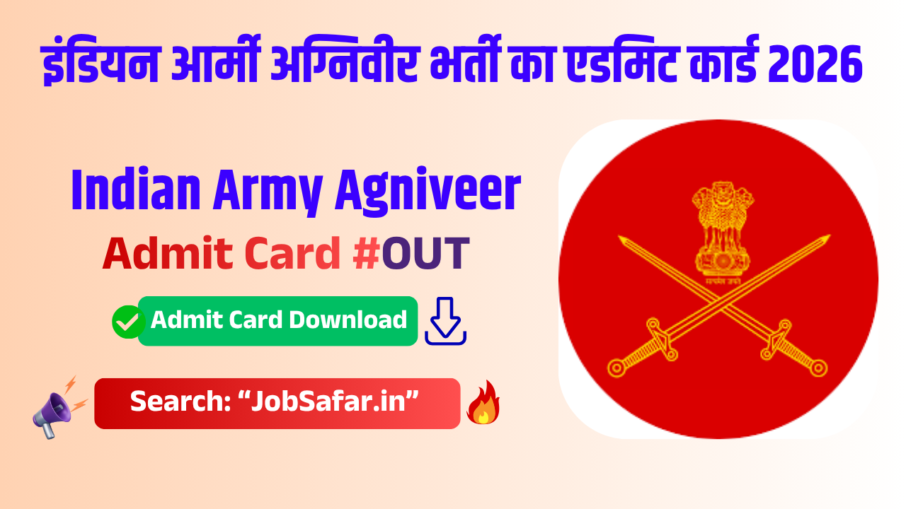 Indian Army Agniveer Admit Card 2026
