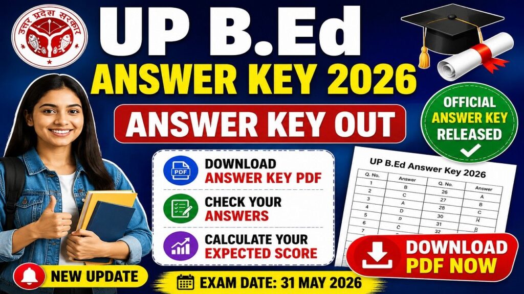 UP BEd Answer Key 2026