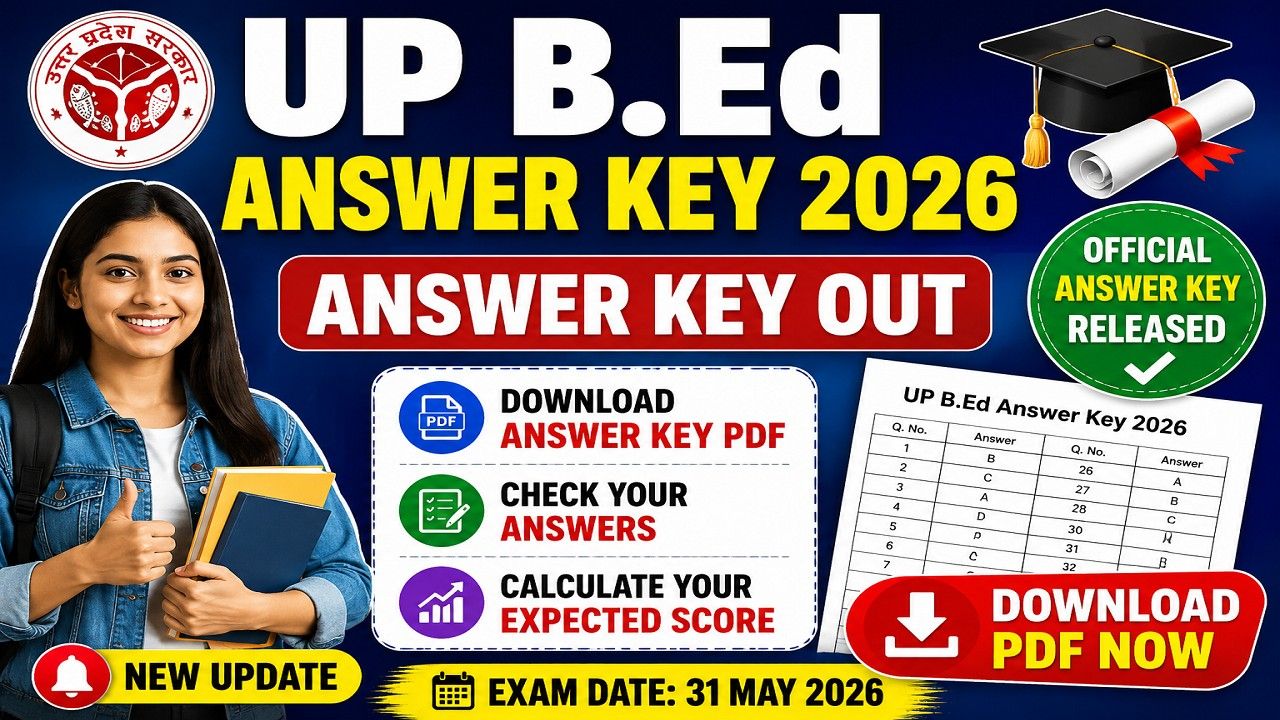 UP BEd Answer Key 2026