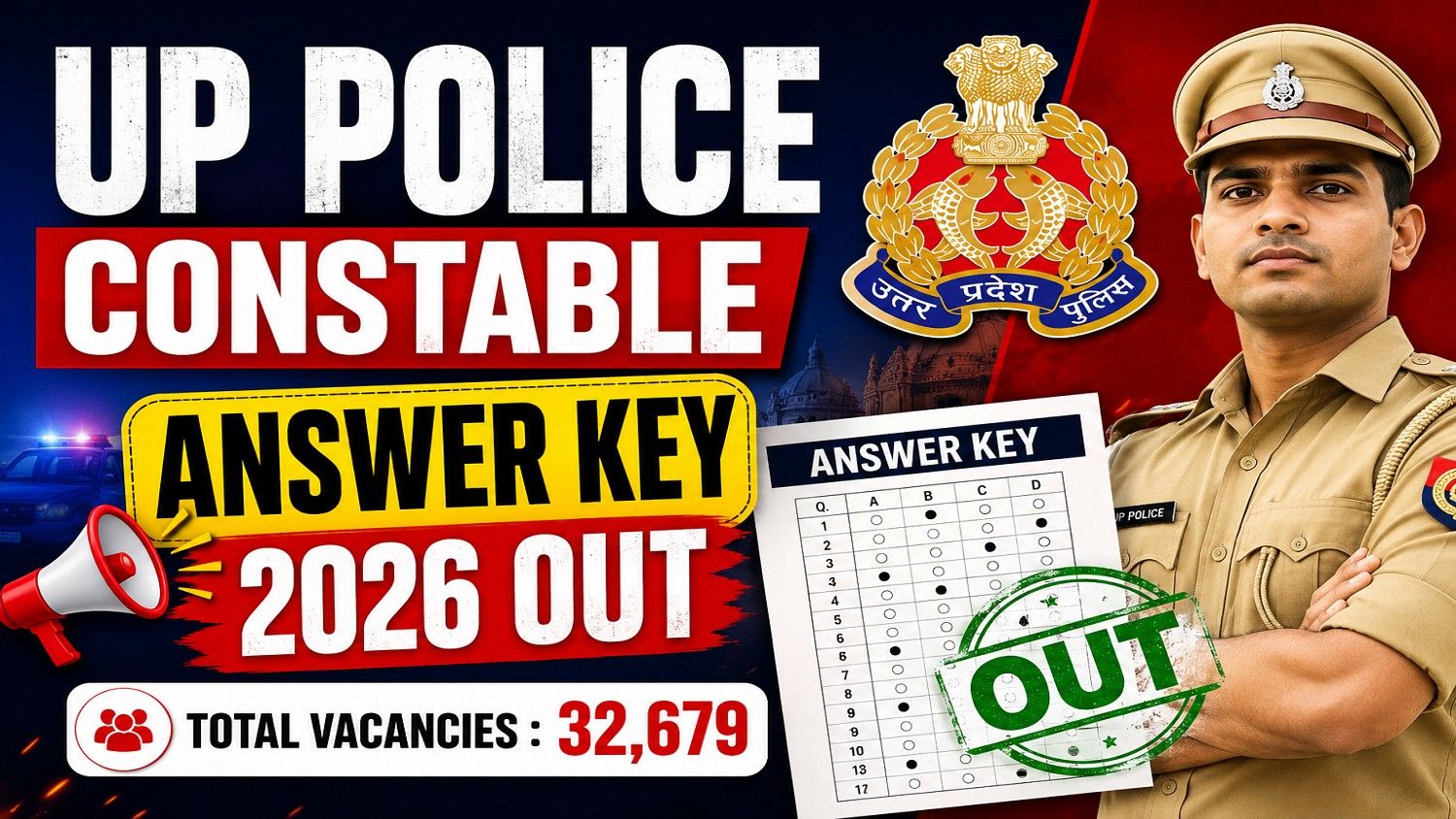 UP Police Constable Answer Key 2026