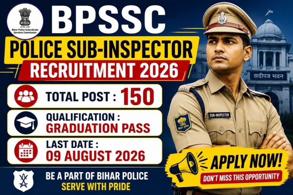 BPSSC Police Sub-Inspector Recruitment 2026
