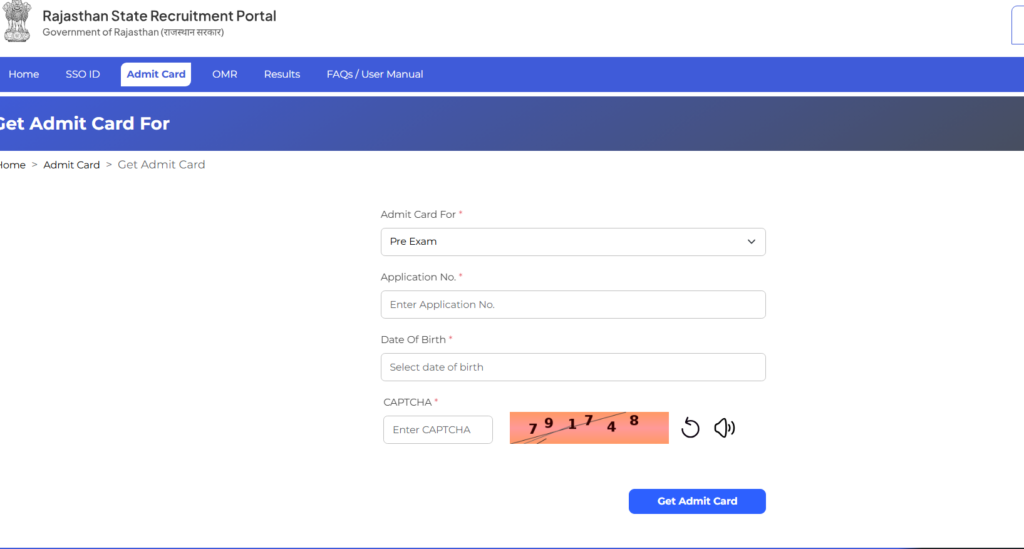 RSSB LDC Admit Card 2026
