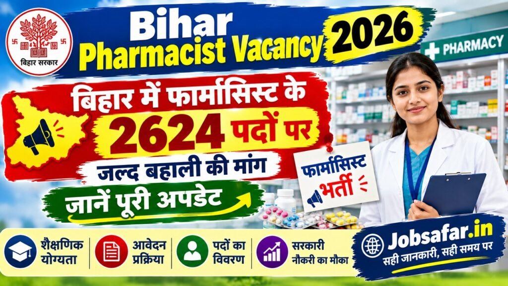 Bihar Pharmacist Vacancy 2026